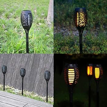 Outdoor solar operated lamp