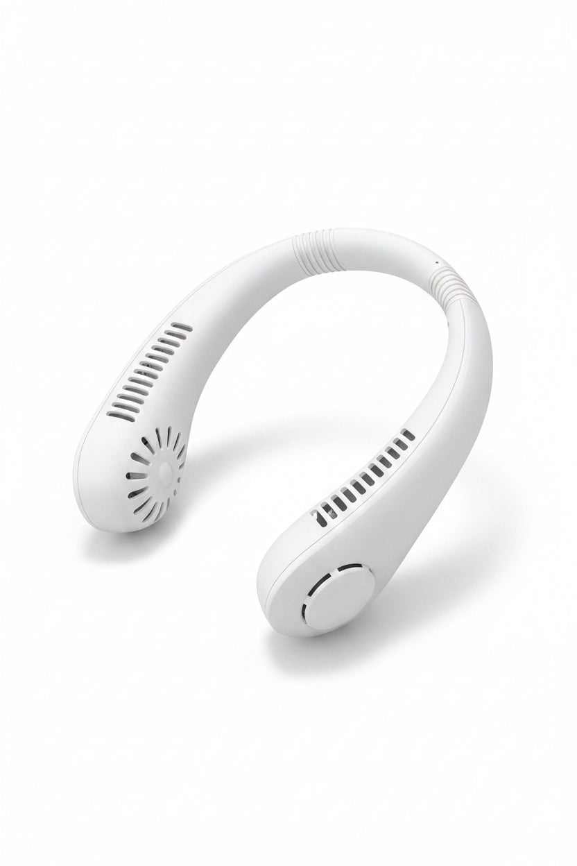 
*1. Hands-Free Cooling* 


*2. Blade-Less Design = Safe* 

*4. Rechargeable & Long Battery* 

*5. Lightweight + Wearable* 

*6. Low Noise* 
